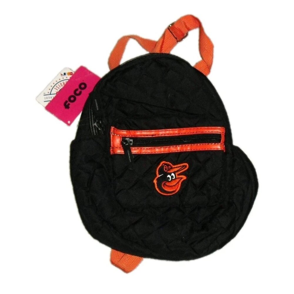 Baltimore Orioles Mini Backpack 12 Inch Emroidered Logo New Mlb
